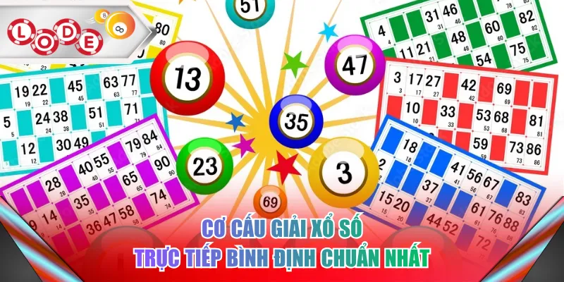 Cơ cấu giải xổ số trực tiếp Bình Định chuẩn nhất
